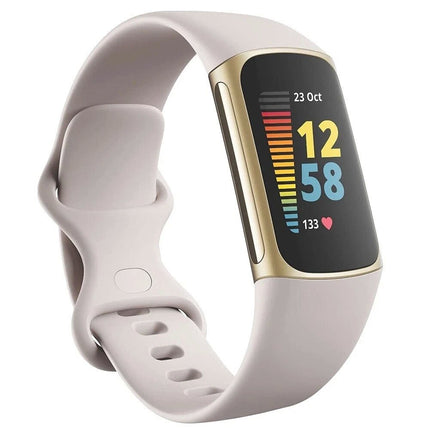 Cream white Replacement Bands for Fitbit Charge 5 6 Band Tracker Fitness Strap Wristbands