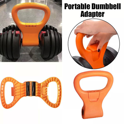 Comfortable Kettlebell Grip Adjustable Handle Clamps for Dumbbells to Kettlebell