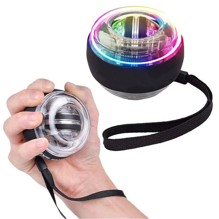 LED Wrist Ball Trainer Relax Gyroscope Ball Muscle Power Gyro Arm Hand Exerciser