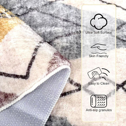 120x180cm Area Rugs Carpet Rug Mats Soft Floor Rugs for Living Room Bedroom Kitchen Indoor