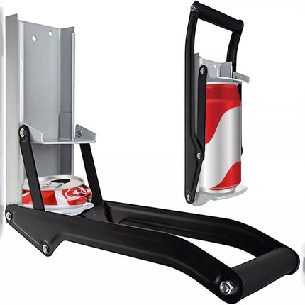 Can Crusher 16oz Beer Soda Smasher Aluminium Recycling Wall mount bottle opener