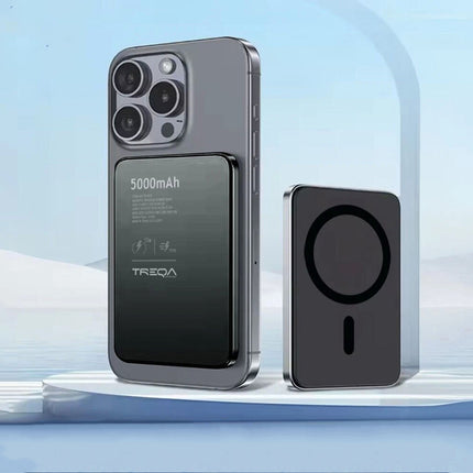 5000Mah Wireless Charger Power Bank Fast Charging USB C Magnetic for iPhone 16