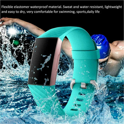Fitbit Charge 3/4 Smart Watch Classic Replacement Band Teal