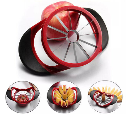 Apple Divider Stainless Steel Corer Slicer Cutter Wedge Pear Core Fruit Pie Tool