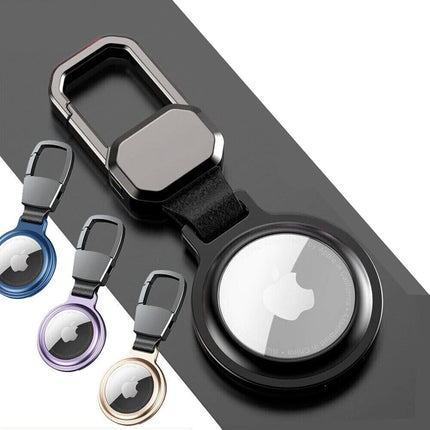 4 Pcs For Apple AirTag Heavy Duty Metal Magnetic Case Air Tag Shell Shockproof Cover