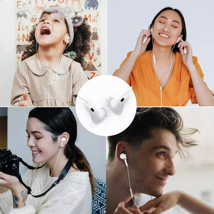 USB Type C Wired Headphones MIC Microphone Earphones For iPhone 15 16 iPad
