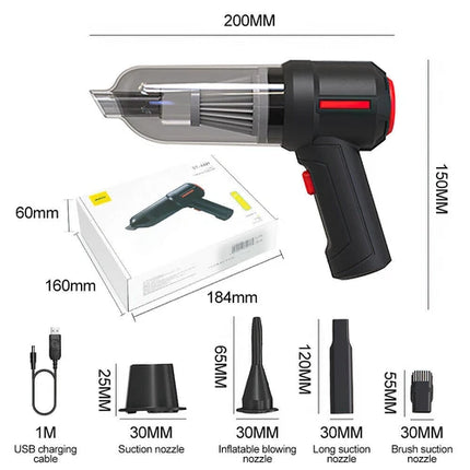 90000pa Cordless Rechargeable Hand Vacuum Portable Car Vacuum Cleaner Wet/Dry