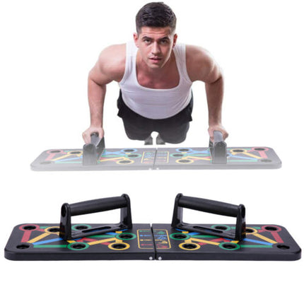 14 in1 Push Up Board Rack Bar Grip Handle Muscle Train Gym Workout Fitness Stand