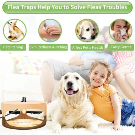 Flea Trap Sticky Dome Bed Bug Trap Pest Control Trapper Insect Killer Non-Toxic