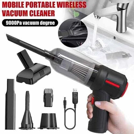 90000pa Cordless Rechargeable Hand Vacuum Portable Car Vacuum Cleaner Wet/Dry
