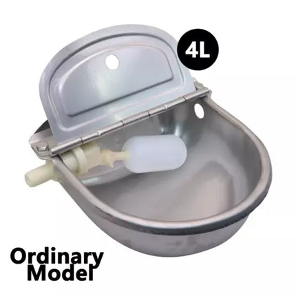 Stainless Water Trough Bowl Automatic Drinking For Dog Horse Chicken Auto Fill