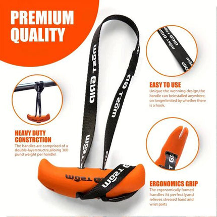 Neutral Grip Pull up Handles for Home Gym Workout, Ergonomic Pull up Grips