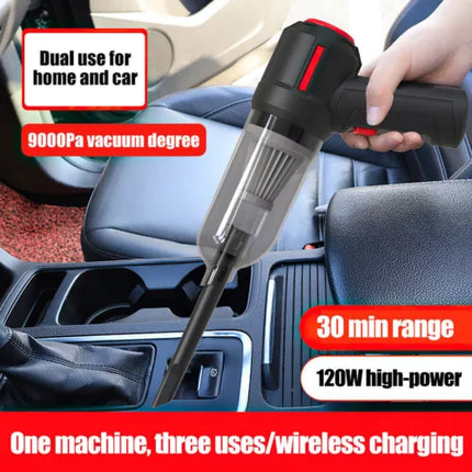 90000pa Cordless Rechargeable Hand Vacuum Portable Car Vacuum Cleaner Wet/Dry