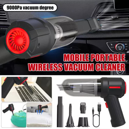 90000pa Cordless Rechargeable Hand Vacuum Portable Car Vacuum Cleaner Wet/Dry