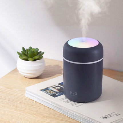 300ml Portable Air Humidifier Aroma Aromatherapy Ultrasonic USB Car Home Diffuser Oil Purifier