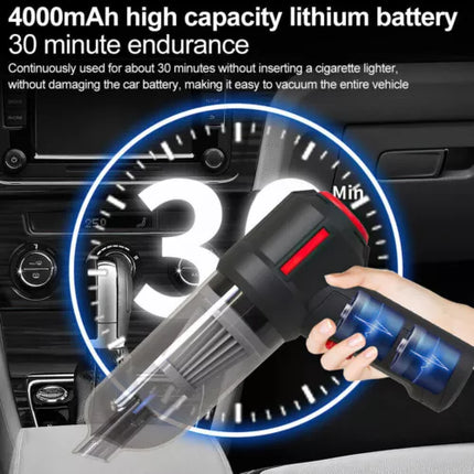 90000pa Cordless Rechargeable Hand Vacuum Portable Car Vacuum Cleaner Wet/Dry