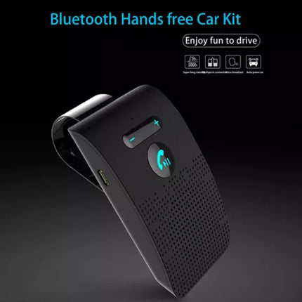 Wireless Car Bluetooth Handsfree Car Kit Speaker Phone Sun Visor Clip Black