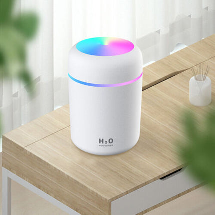 300ml Portable Air Humidifier Aroma Aromatherapy Ultrasonic USB Car Home Diffuser Oil Purifier
