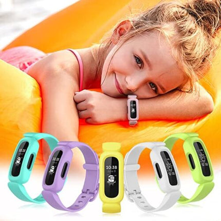 Fitbit Ace 3 Kids Anti-Lost Silicon Replacement Wristband Ace3 Watch Band Strap