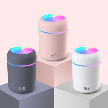 300ml Portable Air Humidifier Aroma Aromatherapy Ultrasonic USB Car Home Diffuser Oil Purifier