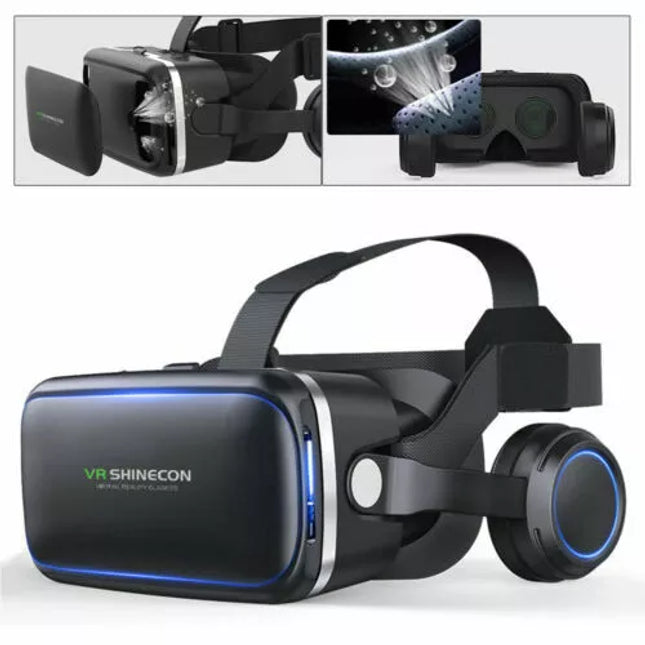 Virtual Reality All In One VR Box Headset 3D Glasses With VR Controller