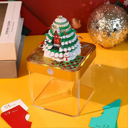 Time Piece Calendar Christmas 3D Calendar Paper Carving Art Memo Pad