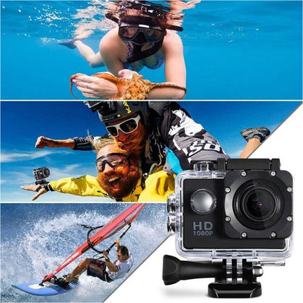 1080P HD 2" Waterproof Sports Action Camera 12MP Video DVR Recorder Go Pro