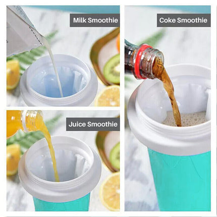 Green Slushie Maker Cup Quick Freeze Magic Milkshake Cup Ice Cream Maker