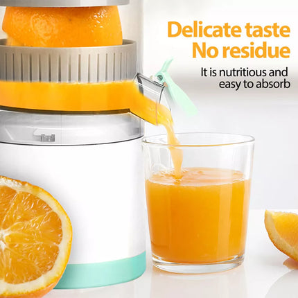 Electric Citrus Hands-Free Juicer USB-Rechargeable Orange Juice Squeezer Machine