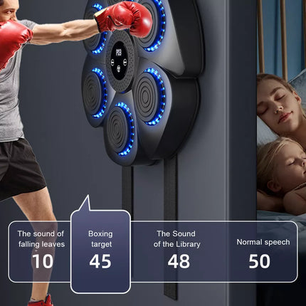 Boxing Machine Wall Mount Bluetooth Music Electronic Boxing Training Punching