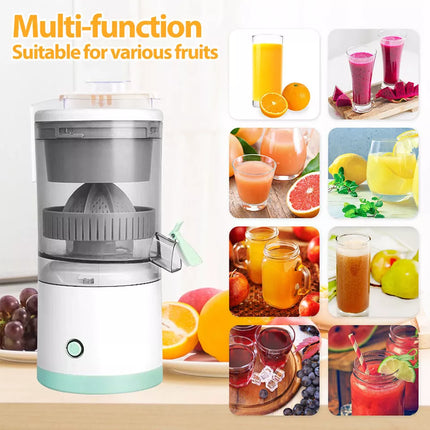 Electric Citrus Hands-Free Juicer USB-Rechargeable Orange Juice Squeezer Machine