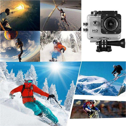 1080P HD 2" Waterproof Sports Action Camera 12MP Video DVR Recorder Go Pro