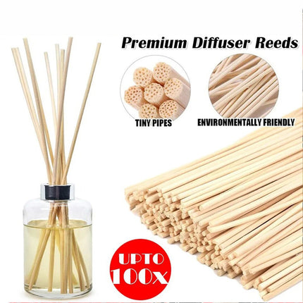 100x Premium Quality Reed Diffuser Reeds Rattan Fiber Stick Bulk Pack 3x200mm