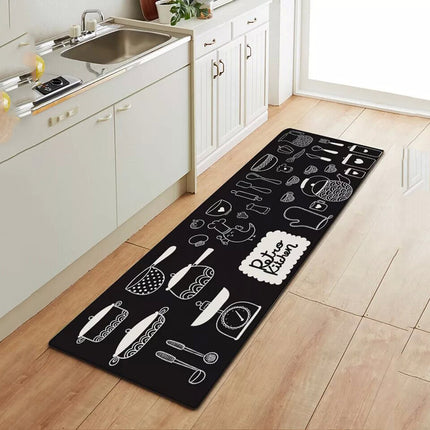 Non-Slip Waterproof Kitchen Door Mat Home Floor Rug Carpet Anti-Oil Easy Clean