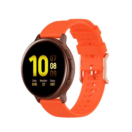 Samsung Galaxy Watch Replacement Band Dot Pattern Orange - Image 1