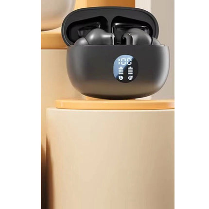 Black Sweatproof Wireless Bluetooth Earphones Headphones Sport Gym Earbuds with Mic