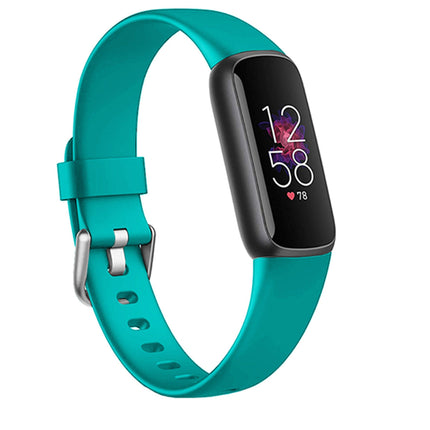 Fitbit Luxe Silicone Replacement Watch Band Wristband Black