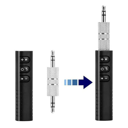 Wireless Bluetooth Receiver AUX 3.5mm Audio Stereo Music Hands Free Car Adapter - Image 7