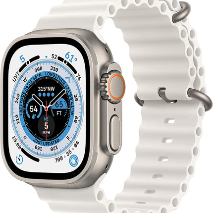 Apple Watch Ocean Band IWatch Ultra Series 8 7 6 5 SE 38 40 44 41 42 45 49mm White