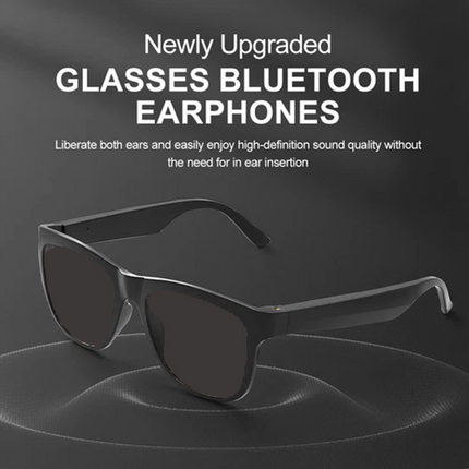 Smart Glasses Headset Wireless Bluetooth Sunglasses Outdoor Sport Music Call Black