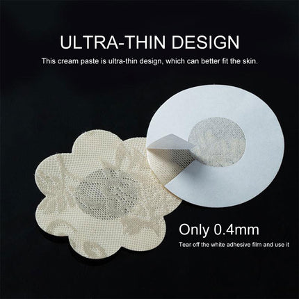 10 Packs Fleshcolor Invisible Lace Bra Pad Self Adhesive Sticker Flower Shape Splendid&Co.