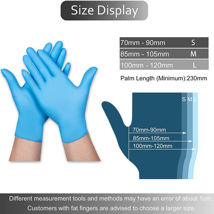 100pcs Industrial Disposable Nitrile Gloves Splendid&Co.