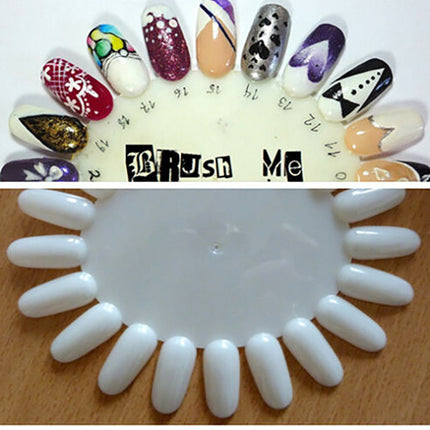 10Pcs Nail Polish Color Display Wheels Chart-Clear Splendid&Co.