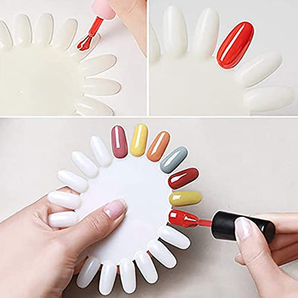 10Pcs Nail Polish Color Display Wheels Chart-Clear Splendid&Co.