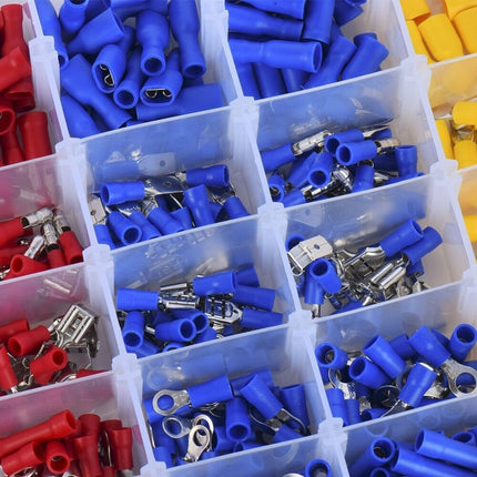 720Pcs Assorted Crimp Terminals Electrical Wire Connector Spade Kit