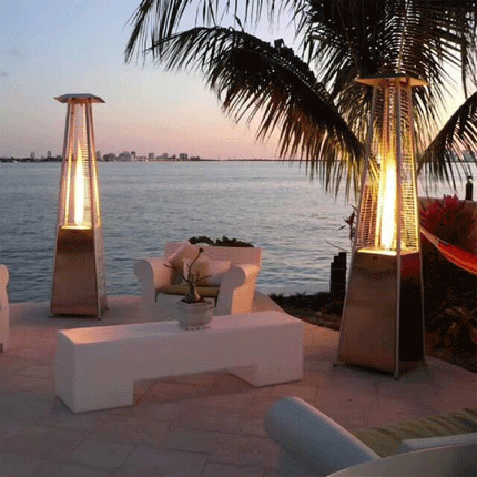 Gas Patio Heater Outdoor Stainless Steel - Unbrandedstore