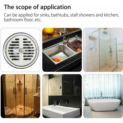 12PCS Drain Strainer Hair Catcher Shower Bath Basin Stopper Cover Sink Filter Splendid&Co.