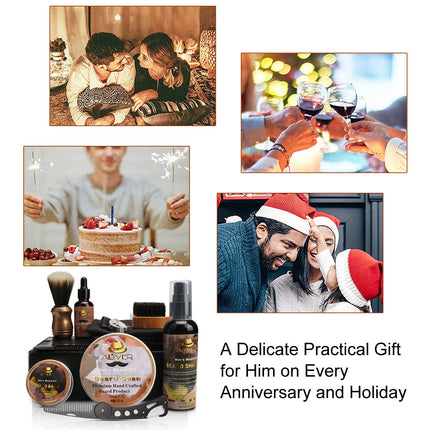 12Pcs Beard Care Styling Clean Kits Splendid&Co.