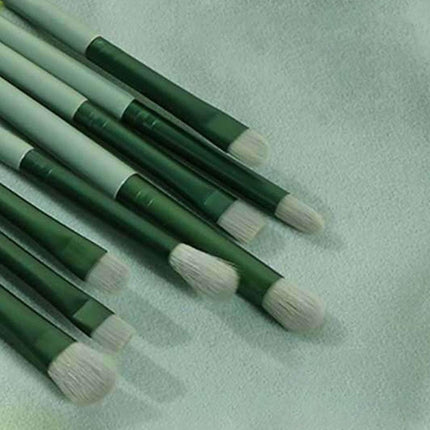 13Pcs Eye Make Up Brushes Set Green Splendid&Co.
