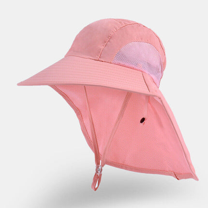 Bucket Hat kids Boy Girl Adjustable Sun Protection Cap Unisex Beach School UPF50
